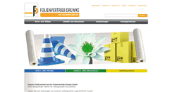 Desktop Screenshot of folienvertrieb-drewke.de